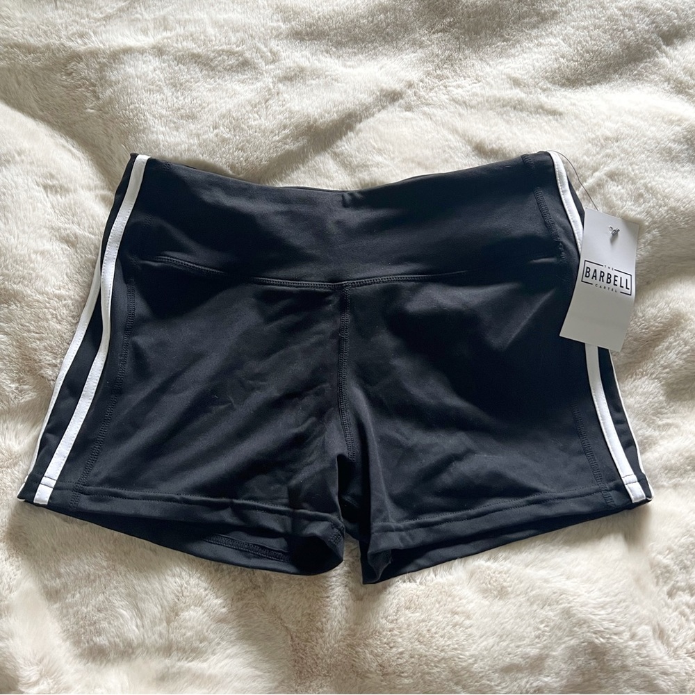 NWT Barbell Cartel Striped Shorts